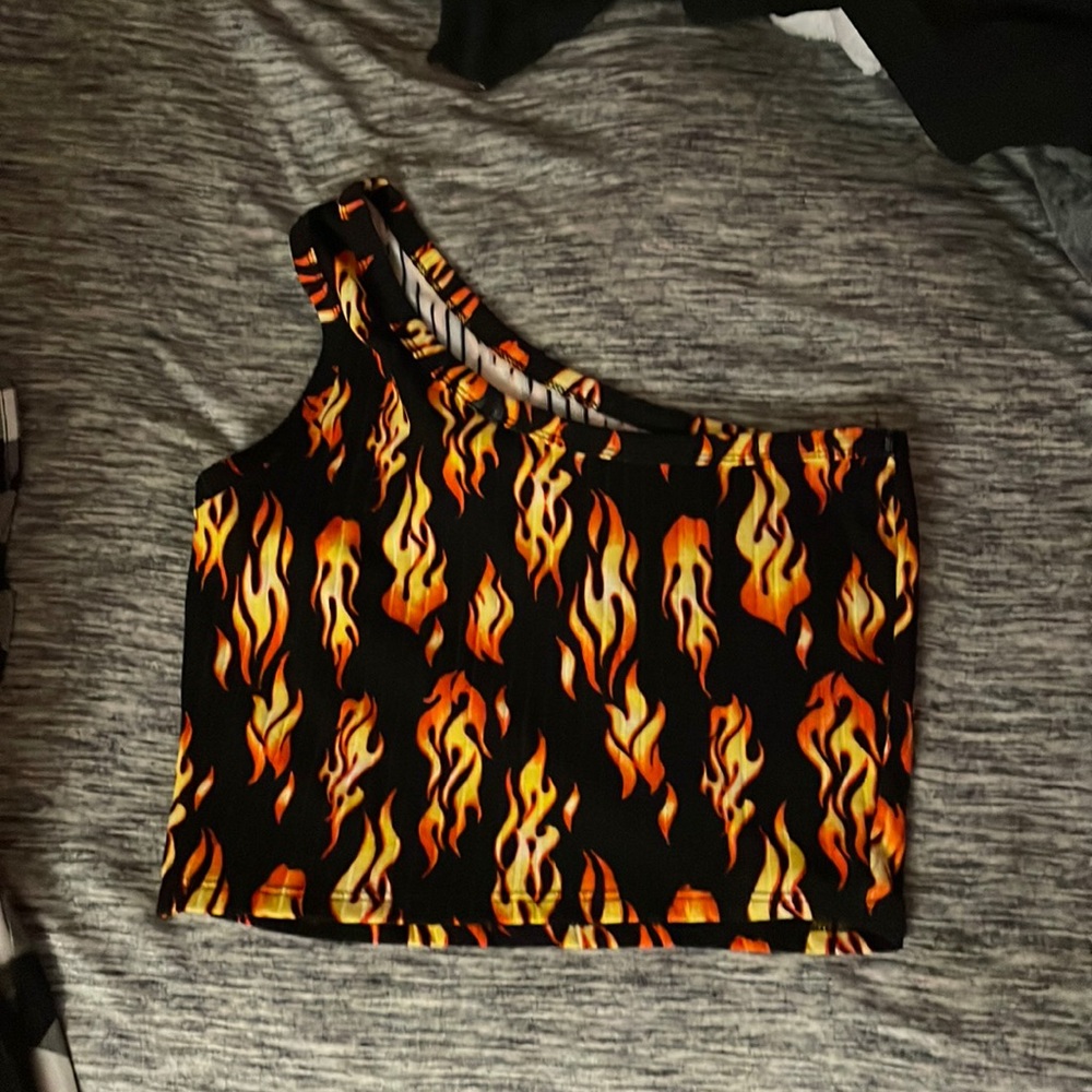 Crop top from rue21, only has one sleeve